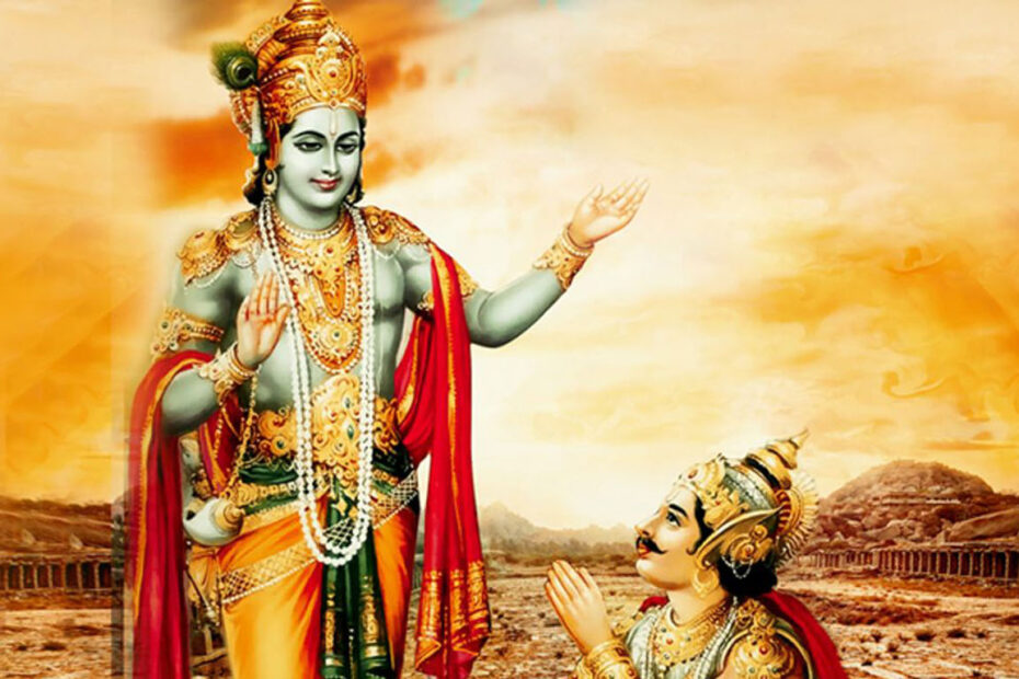Krishna-Teaches-Gita